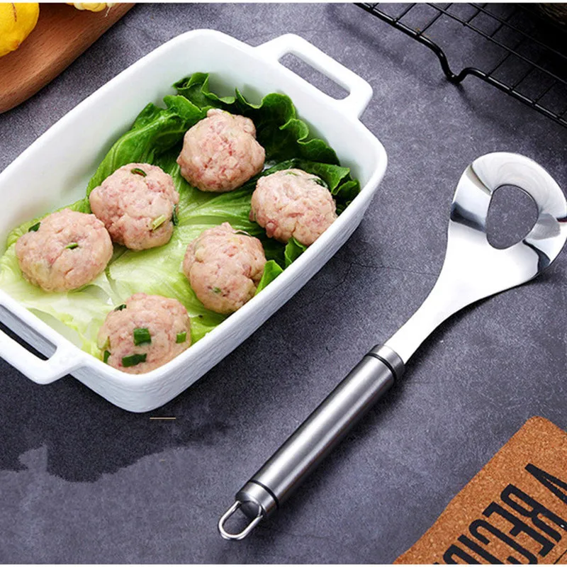 

Meatball Maker Spoon Stainless Steel Non-Stick Creative Meatball Maker Cooking Tools Kitchen Gadgets