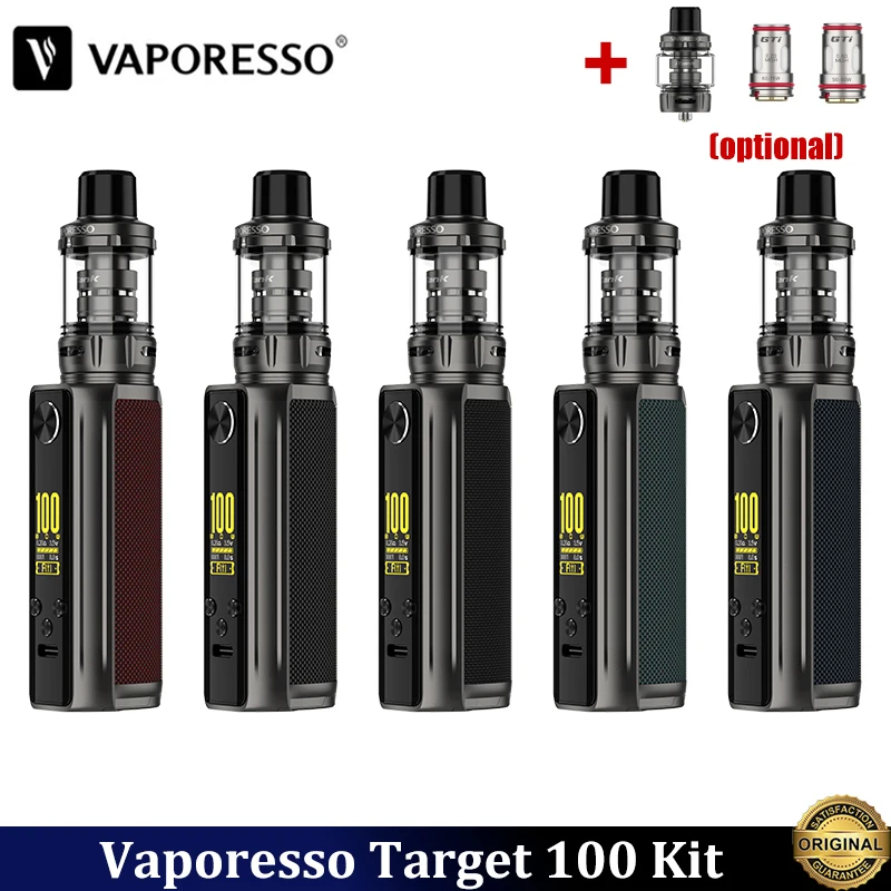 Оригинальный комплект Vaporesso TARGET 100 с боксмодом Вт резьба 510 5 мл iTank подходит для