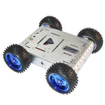 

For AUNO Arduino Aluminum Alloy body 4WD Smart DIY Car Chassis