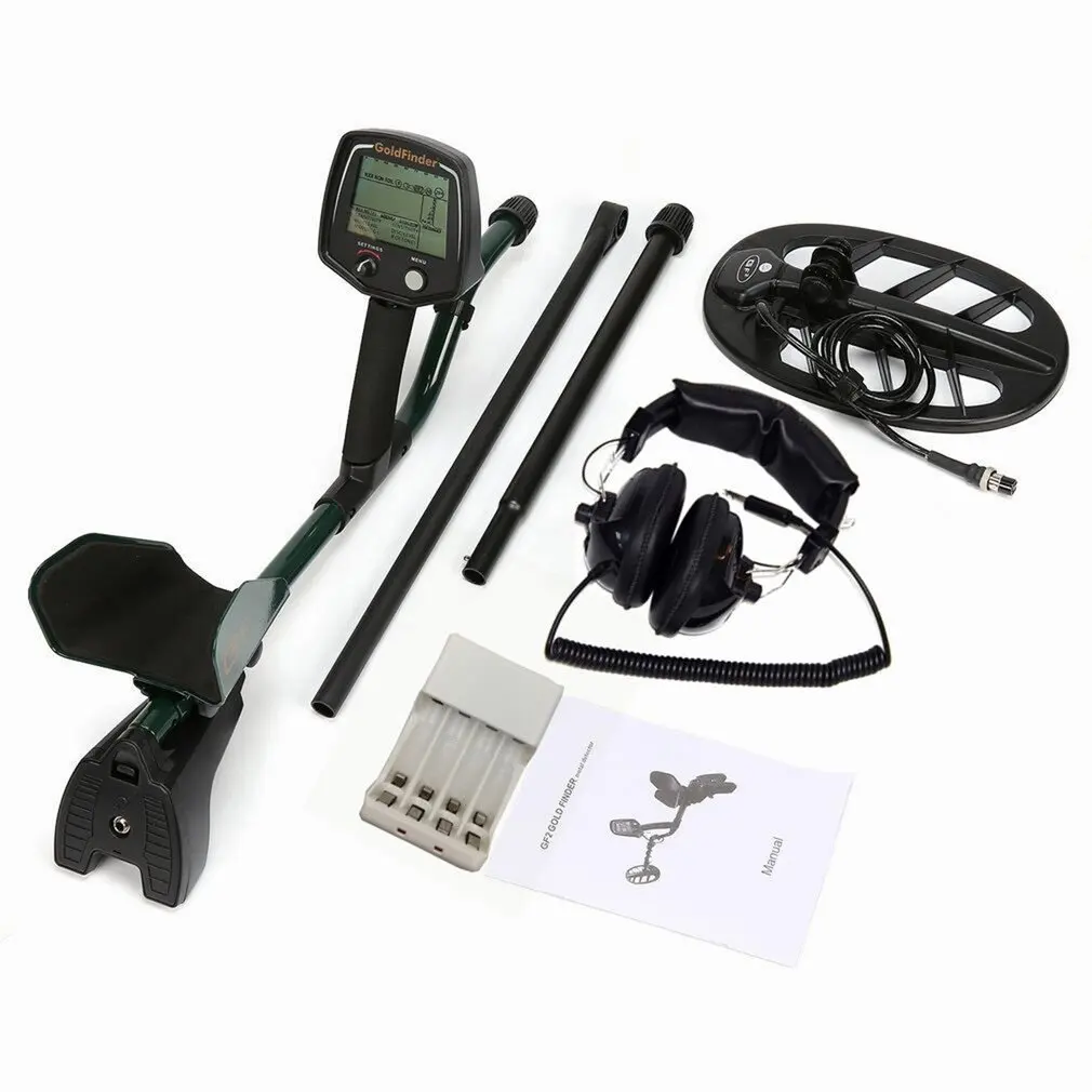 

GF2 Professional Underground Metal Detector Handheld Treasure Hunter Gold Digger Finder With Headphone LCD Display