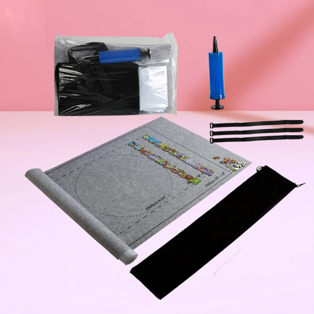 2020 New Portable Puzzles Mat Jigsaw Roll Felt Mat Play Mat Puzzles