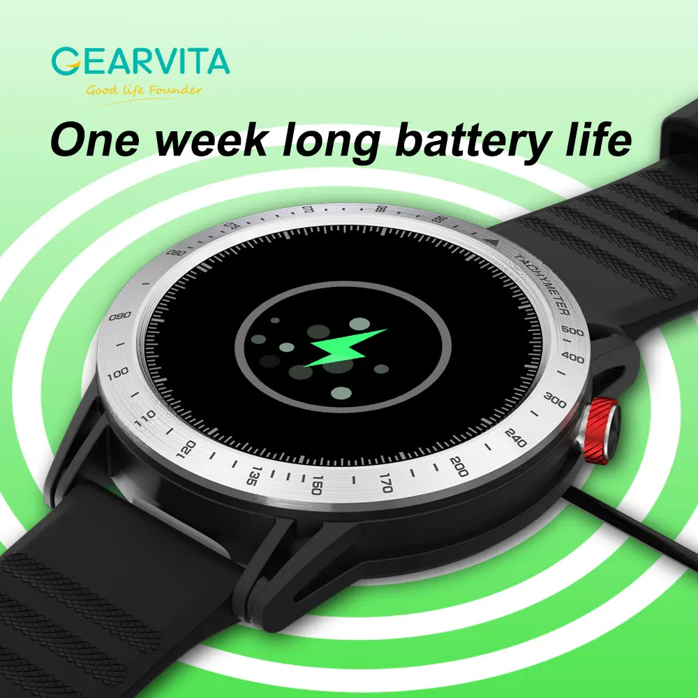 Gearvita FT03 Смарт часы для мужчин ЭКГ пульсометр спортивные плавание монитор сна