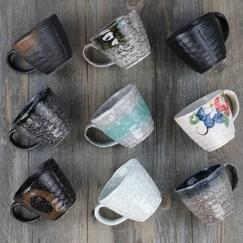 

Japanese Ceramic Cup Cup Cup Manual Stoneware pin ming bei Small Cup Creative Coffee Mug bowl porcelain rice bowls mixing bowl