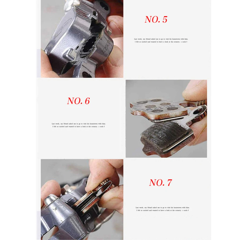 5 пар резиновых дисковых тормозных колодок для велосипеда Shimano M375 M395 M416 M445 M446