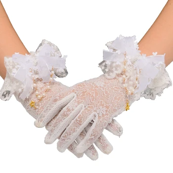 White Lolita Lace Gloves