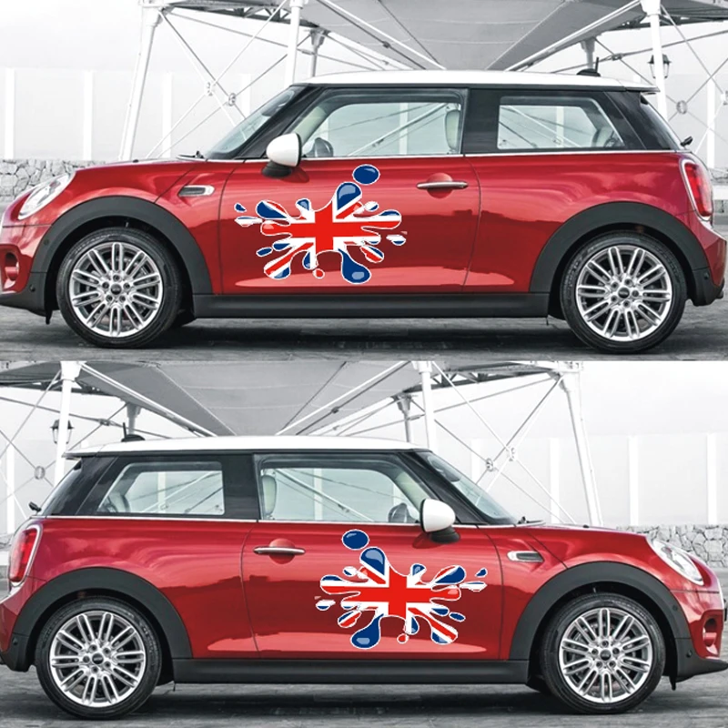 Наклейки Union Jack на боковые двери и крылья наклейки талию сделай сам Стайлинг для