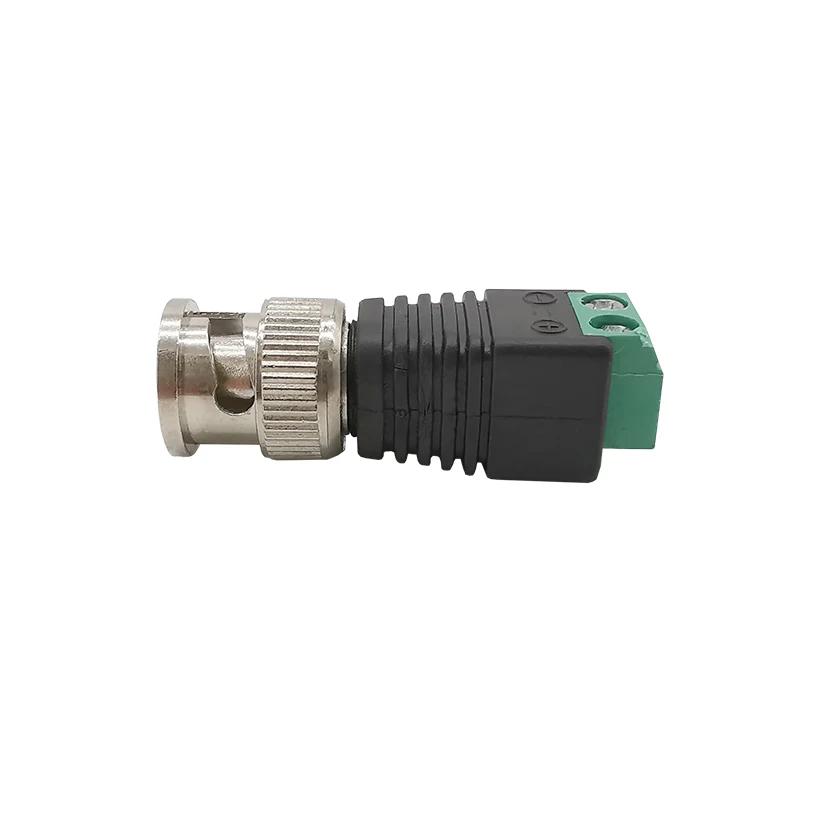 ALLiSHOP 100 шт. Coax CAT5 к камере видеонаблюдения BNC штекер разъем для системы аксессуары