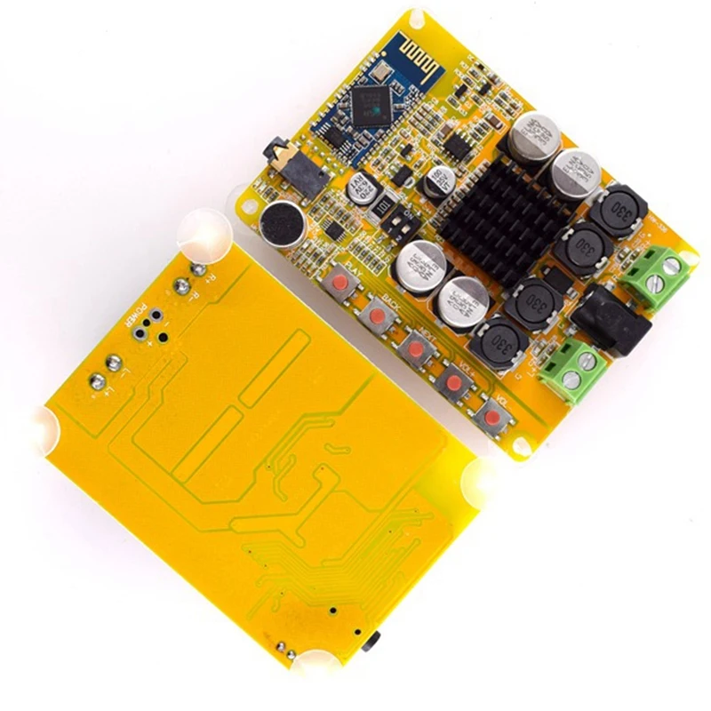 TDA7492 беспроводной Bluetooth 4,0 стерео усилитель плата модуль 2X50 Вт двухканальный с микрофоном AUX 10-25 В DC за TDA7492P