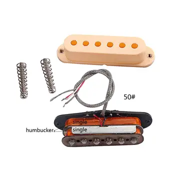 

5 Pcs/set 2-layer Single Coil Pickup Staggered Pick for Electric Guitar Replacement Pickups Superimposed M5TC