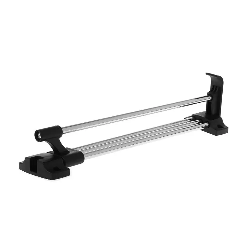 Retractable Wardrobe Clothes Hanger Pull Out Closet Rod Rail Organizer Rack