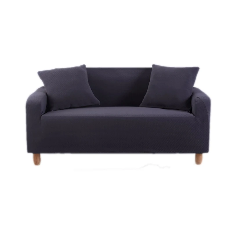 

Flannel Soft Solid Sofa Cover For Living Room With Elastic Stretch Sofa cover funda sofa chaise lounge funda sofa Sectional Sofa