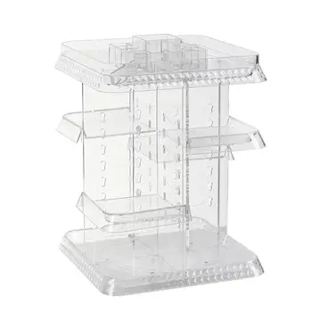 

Makeup Organizer 360 Degree Rotation 7 Layers Adjustable Storage Different Kinds of Cosmetics