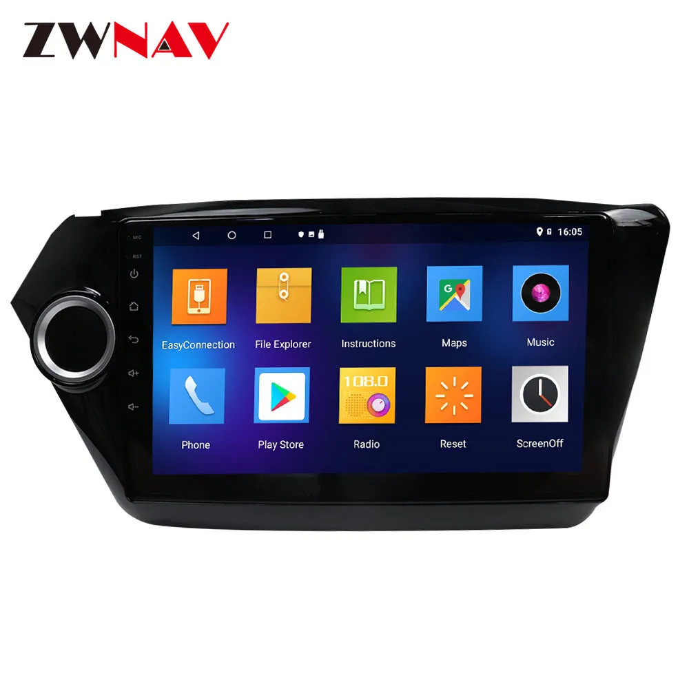 Discount Android 9 built in DSP 4G For Kia Rio 3 K2 2011 2012 2013 2014 2015 2016 Car Radio Multimedia Video Player Navigation GPS 2 Din 7