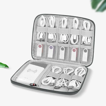 

Travel Home Storage Bag Cable Organizer Wires Charger Digita Zip Pouch Earphones Carry Case Portable Toiletry Packs Accessories