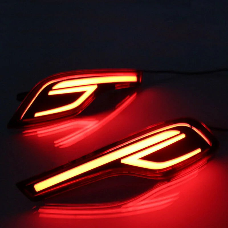 DHBH-2PCS для Honda CRV CR-V Многофункциональный светодиодный светильник заднего бампера задний противотуманный фонарь авто лампа тормозной светильник отражатель