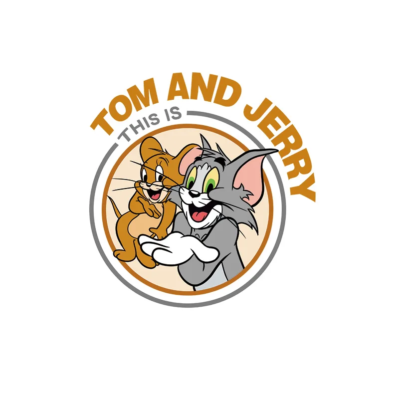 1 шт. милый мультфильм Том и Джерри значок наклейка с теплопередачей железа на патч для одежды аксессуары термопереводная аппликация