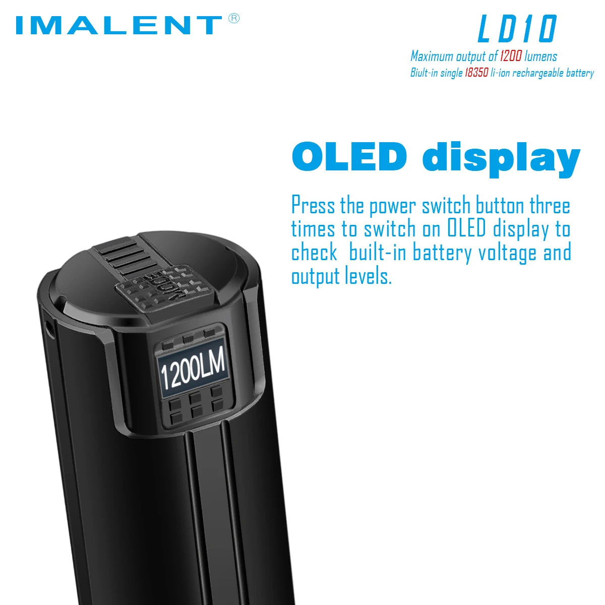 IMALENT LD10 flashilght