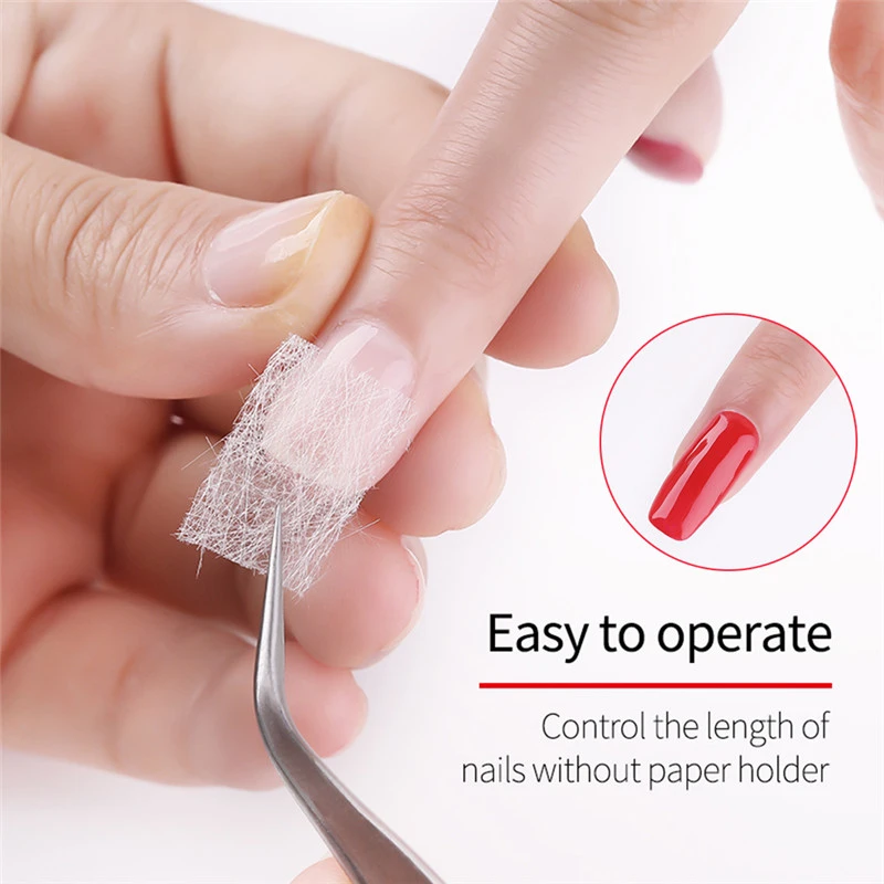 1 Set Nail Extension Glue 10 Pcs Fiberglass Fiber Glass Silk Nails Wrap Stickers Form Art Tools Aliexpress 