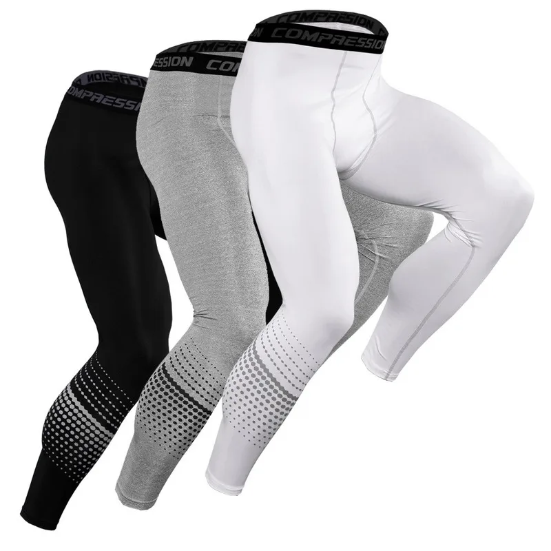 

Hot Men Running Tights Pro Compress Yoga Pants GYM Exercise Fitness Leggings Workout Basketball Exercise Men's Sports Clothing