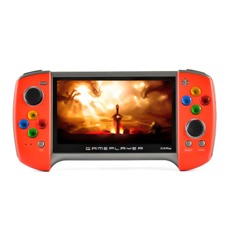 2020 New X19 Plus Handheld Game Console 5.1 Inch Large Screen 1000 Classic Games 24BB 