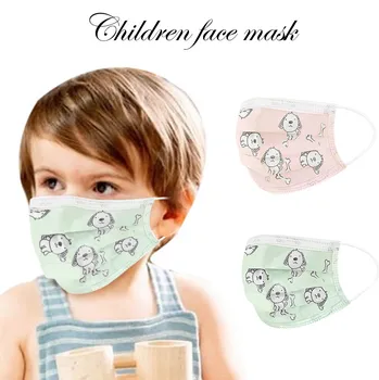 

10/50 Piece Children Disposable Face Cover Suitable For Kids Breathable masques Animal Patterns For Children And Adults mascaras