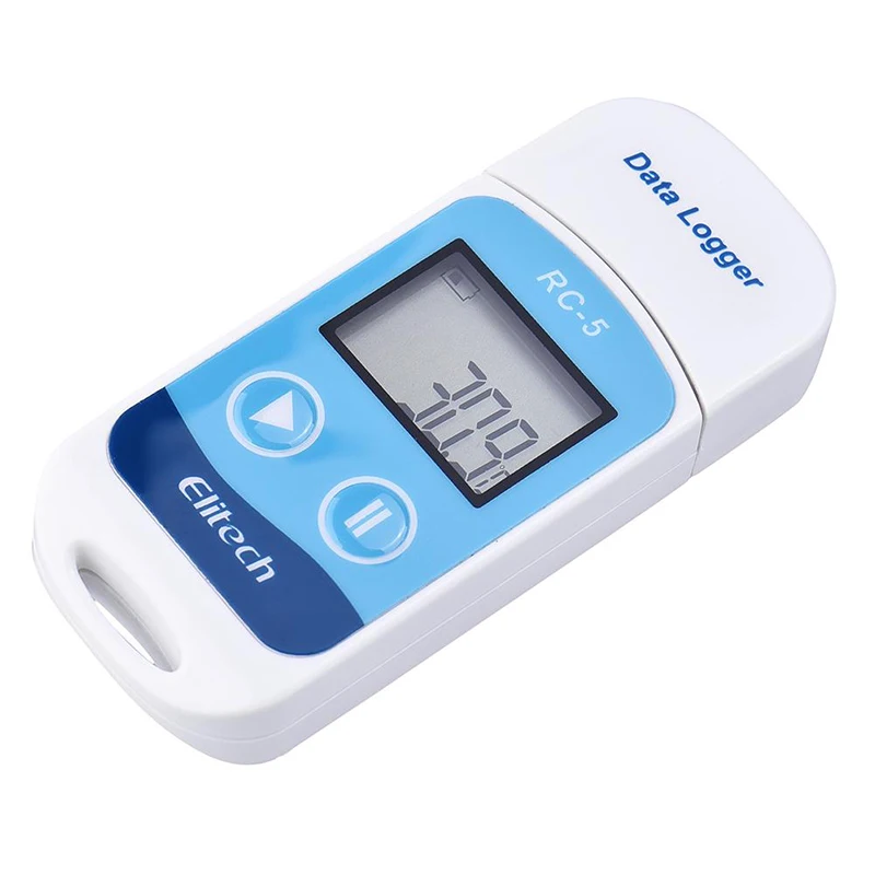 

1Pcs Digital USB Temperature Humidity Data Logger Built-In NTC Sensor High Precision Thermometer Data Logger Measuring Tools
