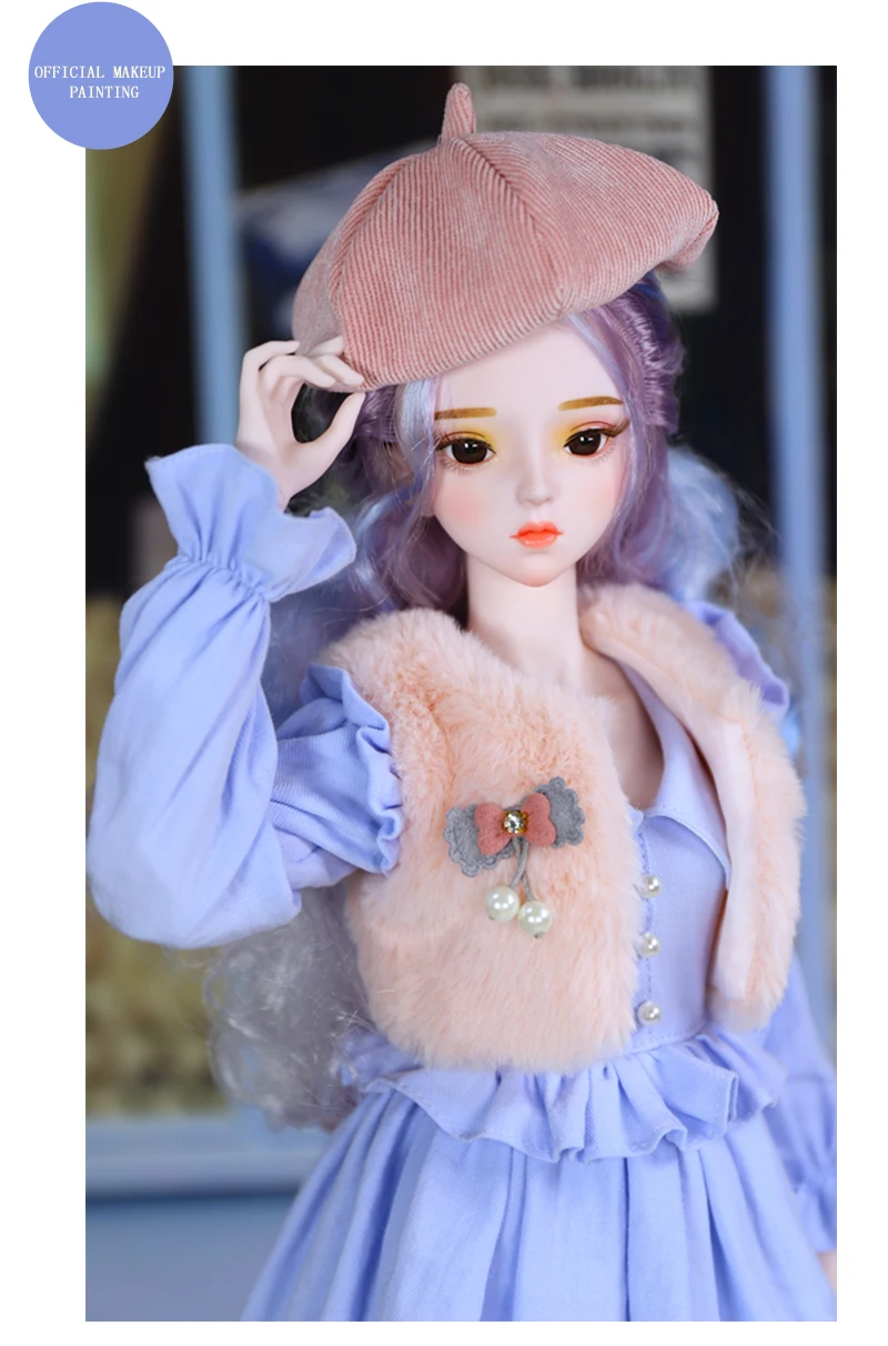 DBS 1/3 bjd кукла 62 см шарнир тела обувь и платье для куклы головной убор мечта фея SD