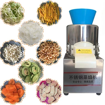 

220V Electric Vegetable Chopper Grinder Commercial Food Processor Machine Vegetable Cutter