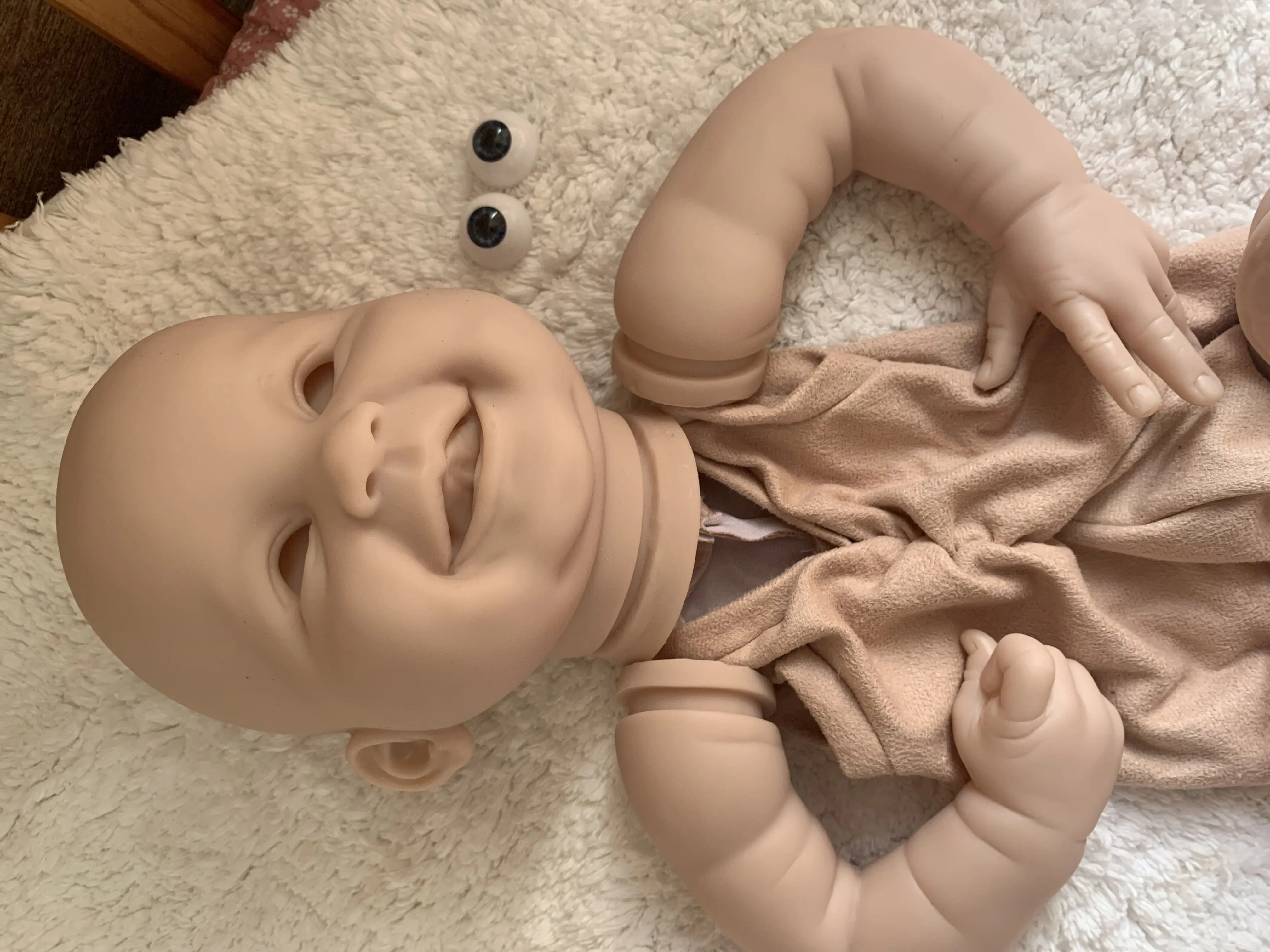 ❤️Original Size❤️ 23 Inches Bebe Reborn Doll Kit Juliana Blank