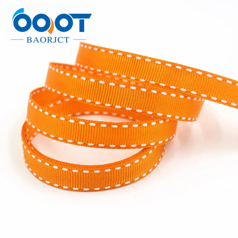 OOOT BAORJCT, 10 мм 20 ярдов, I-19807-1813, твердые цветные ленты тепловой передачи печатных grosgrain, DIY Одежда материалы ручной работы