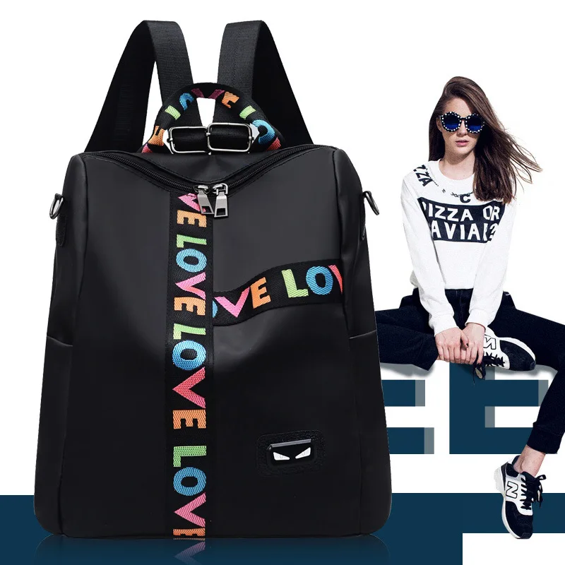 

New Style WOMEN'S Backpack Shoulder Casual Outdoor Mountain Climbing Rides Luggage Large-Volume Wearable Student Backpack