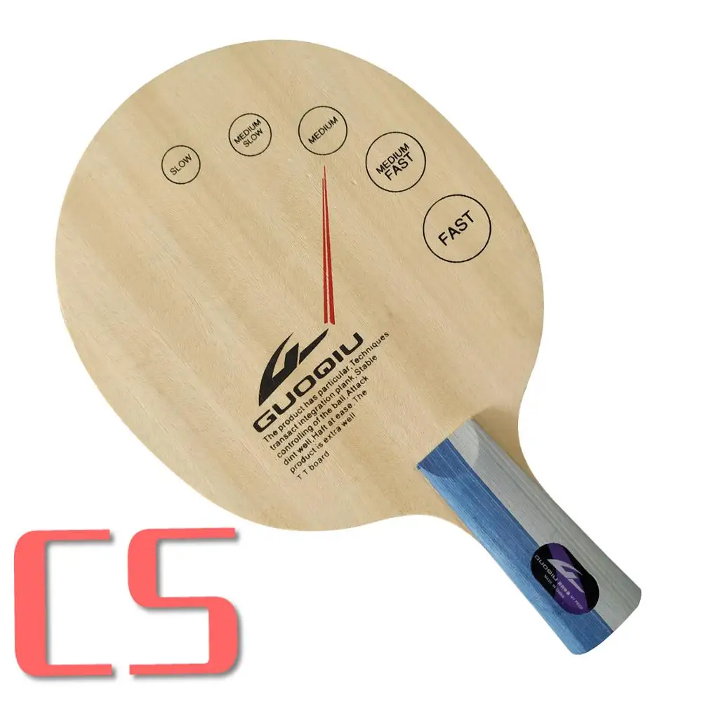 penhold short CS GuoQiu W-01 W 01 W01 ракетка для настольного тенниса пинг понг - Цвет: penhold short CS