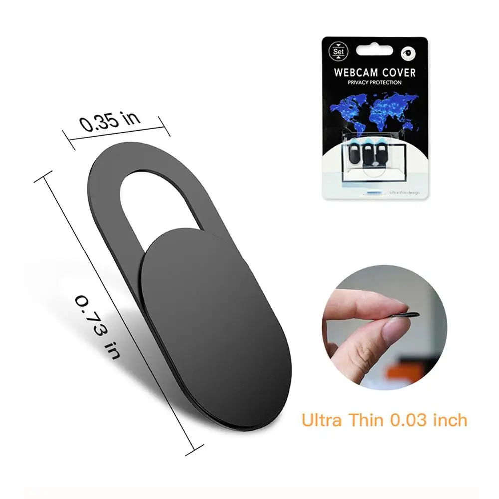 Plastic Webcam Cover Anti-hacker Shutter Privacy Protection Slide Shutter Shield for Smartphone Laptop Desktop Camera