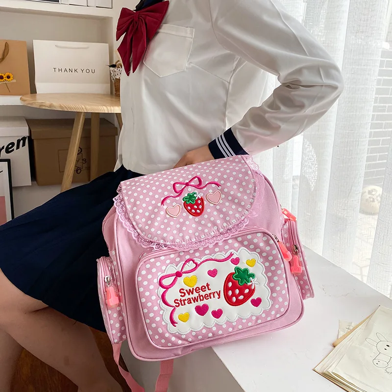 Kawaii Sweet Strawberry Harajuku Backpack - Special Edition
