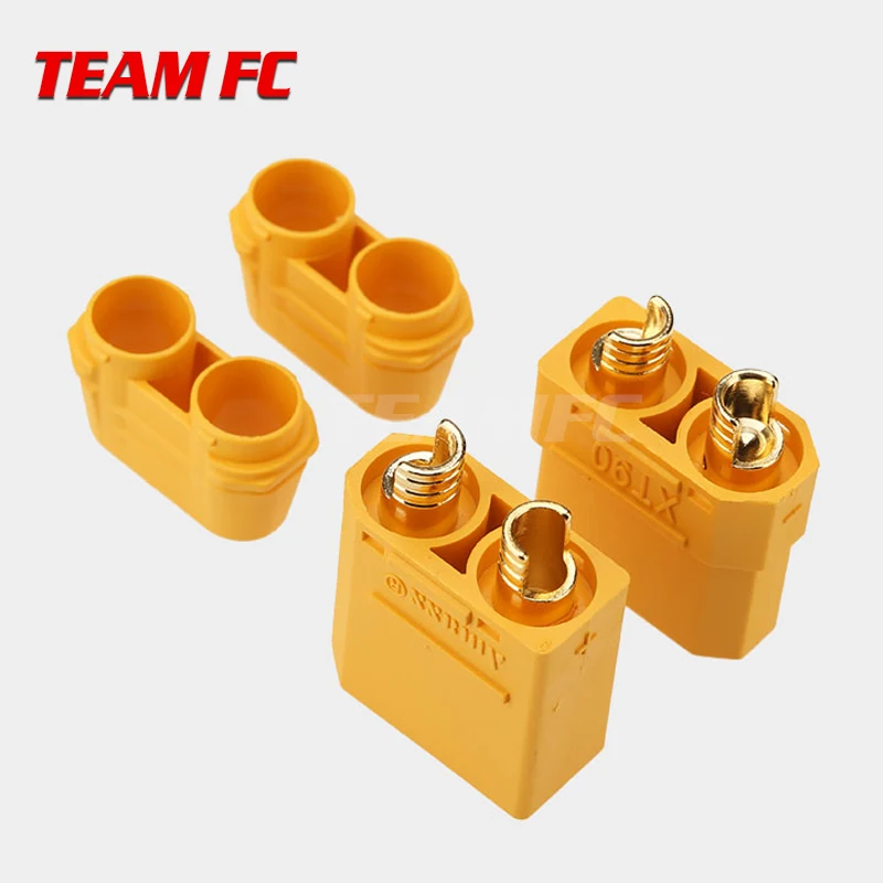 XT60 XT-60 Connector Plug Male Female Bullet Connector Plug For RC Lipo  Battery Yellow connector 1Pair - AliExpress