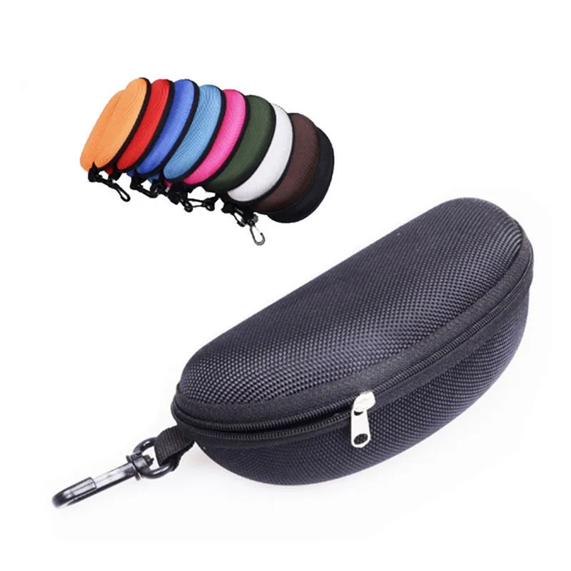 

1PCS Eyewear Cases cover sunglasses case for glasses box with lanyard zipper eyeglass cases