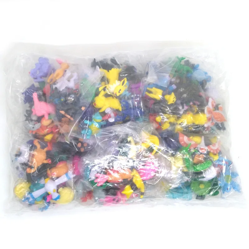 2.5cm-3cm POKEMON figures 144 different styles 24pcs / bag new collection dolls action figure toys for carta pokemones toy dolls