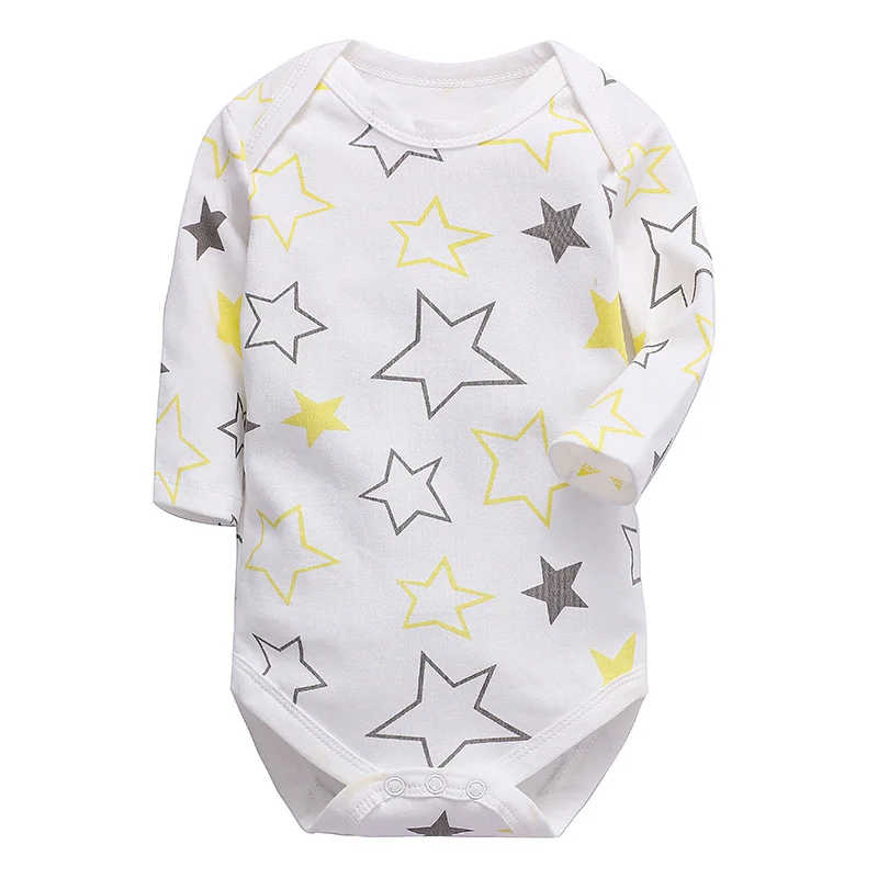 Одежда для маленьких мальчиков Боди для новорожденных с длинными рукавами из хлопка, одежда для маленьких девочек 3, 6, 9, 12, 18, 24 месяцев - Цвет: Зеленый