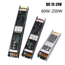 

NEW Power Supply Transformer AC 220V 230V 240V to DC 12V 24V Dimmable Power Switch Iron Shell Adapter Led Driver for Led Strip