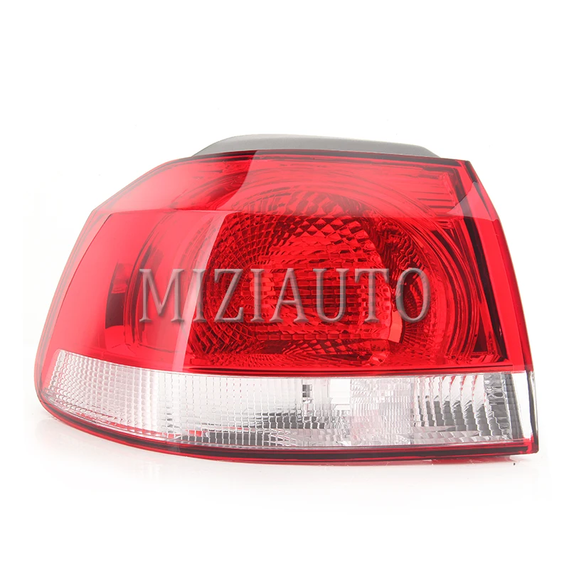 Для VW Golf Mk6 Golf 6 Хэтчбек 2009-2013 задний светильник левый/правый Предупреждение светильник хвост светильник s в сборе тормозной светильник противотуманная фара - Цвет: Outer left