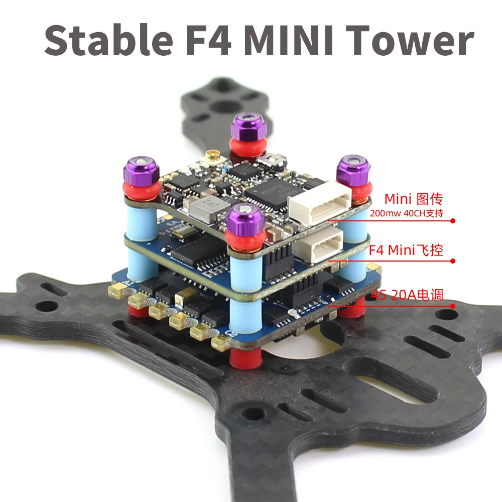 

Mini F4 Flight Controller Stack 20x20 20A 2-4S 4 in 1 ESC for FPV Racing Drone Quadcopter Race Quad Multicopter Helicopter