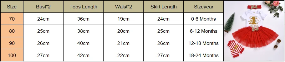 Рождественский комплект одежды для маленьких девочек от 0 до 24 месяцев, комбинезон для новорожденных и малышей с надписью «My First Christmas», топы, юбка-пачка с бантом, наряд рождественские костюмы