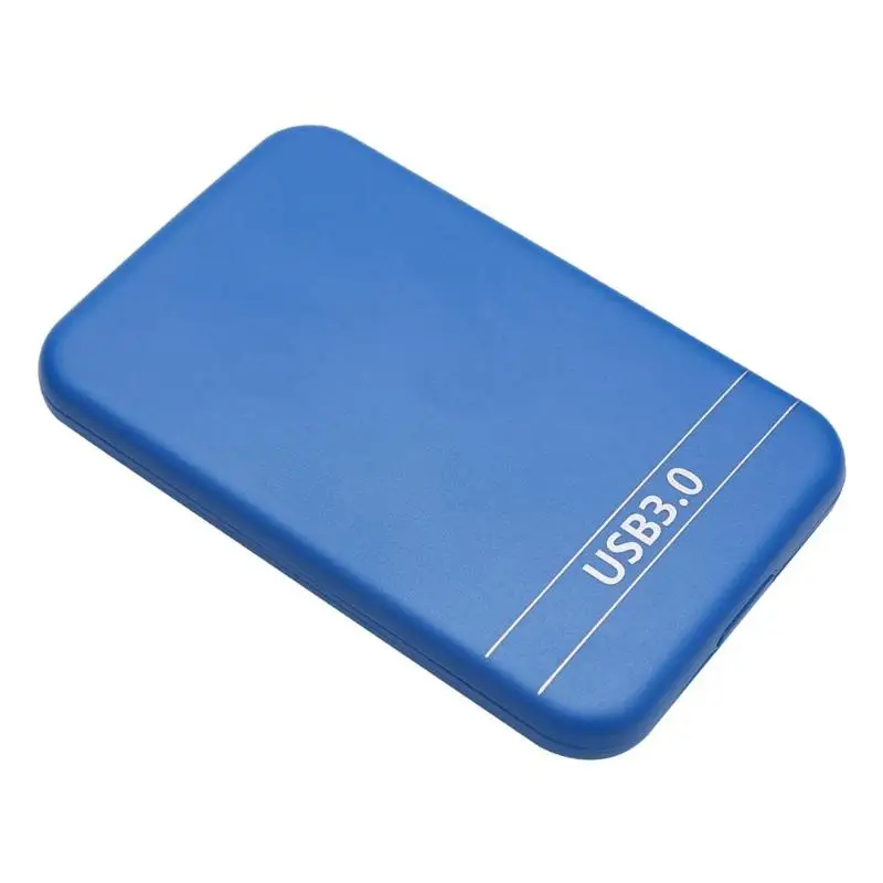 Синий 2,5 жесткий диск SATA 2 к USB 3,0 жесткий диск SSD чехол 6 Гбит/с Поддержка 8 ТБ USB SATA HDD Box внешний корпус жесткого диска - Цвет: Синий