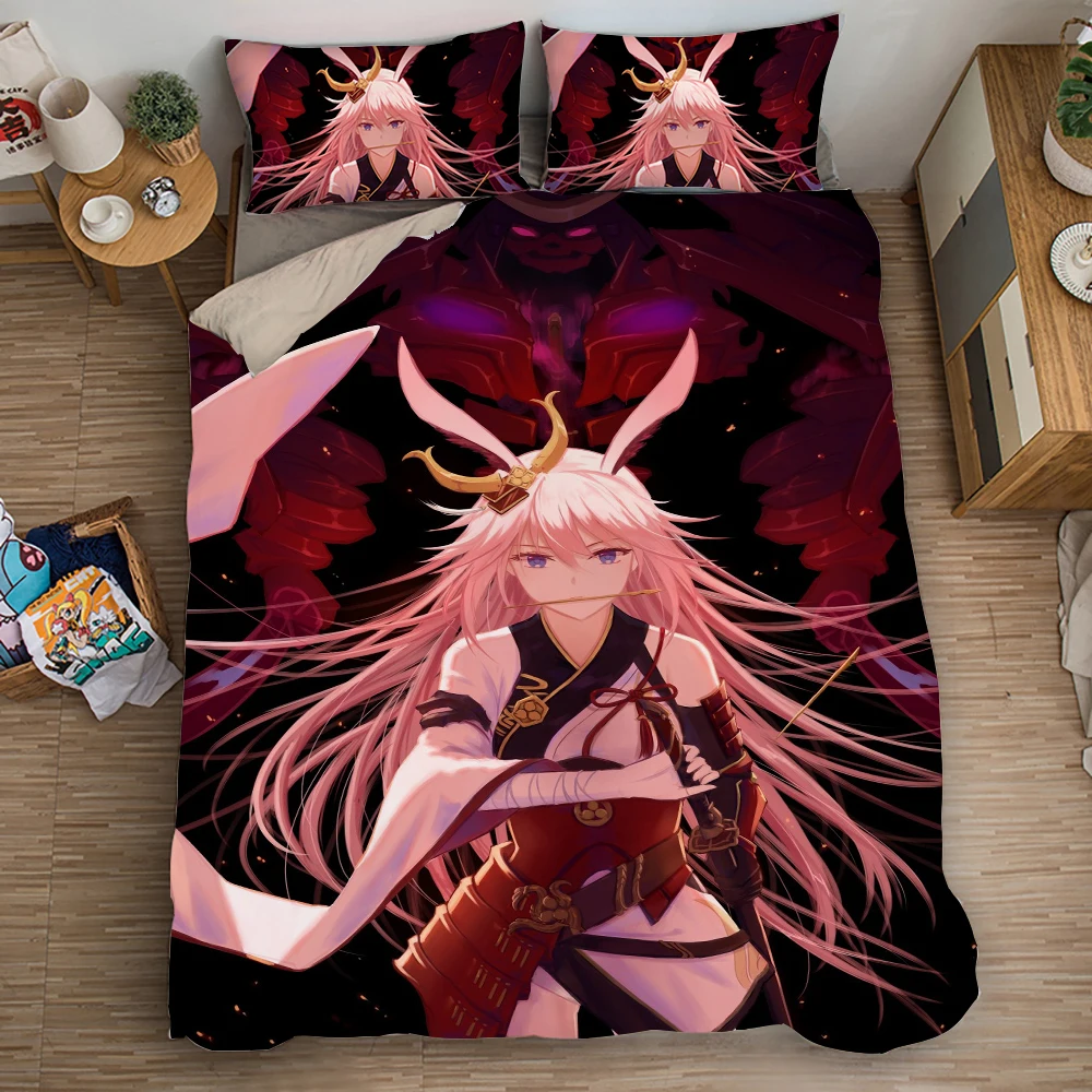 3D Yae Sakura Anime Print Bedding Set Duvet Covers Pillowcases One Piece Comforter Bedding Sets Bedclothes Bed Linen 03 