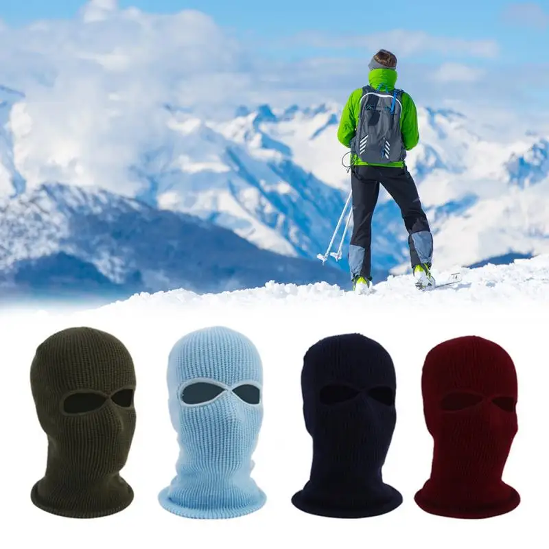 Windproof Ski Face Mask Outdoor Protection Balaclava Motorcycle Bicycle Thermal Full Bike Equipment Winter Sports Cold | Спорт и