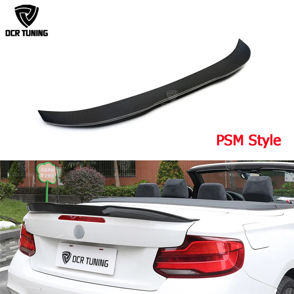 For BMW F22 Spoiler Performance Carbon Fiber Spoiler Lips 2 Series F22 Coupe & F87 M2 220i M235i 228i 2014-UP