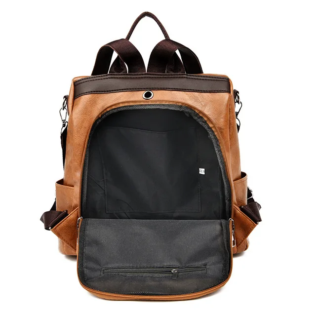 Mochila Maletín Híbrida Vegana 17 Para Laptop - Hb-22 | Cuotas Sin Interés