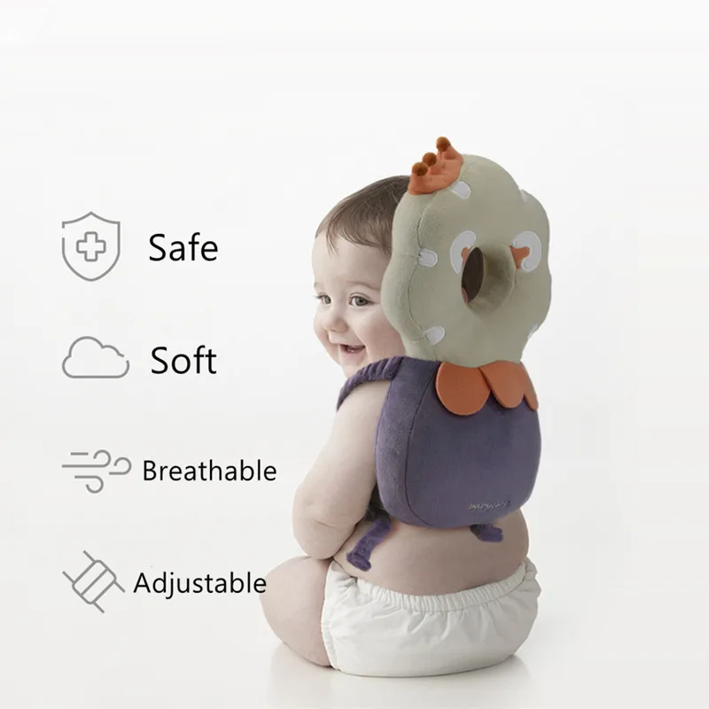 Baby Head Protection Pillow Infant Antifall Adjustable Soft Toddler
