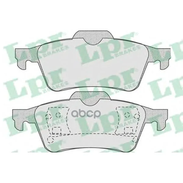 Колодки Тормозные Nissan Primera(P12) 02-/Renault Laguna 01- Задние Lpr 05p815 Lpr арт. 05P815