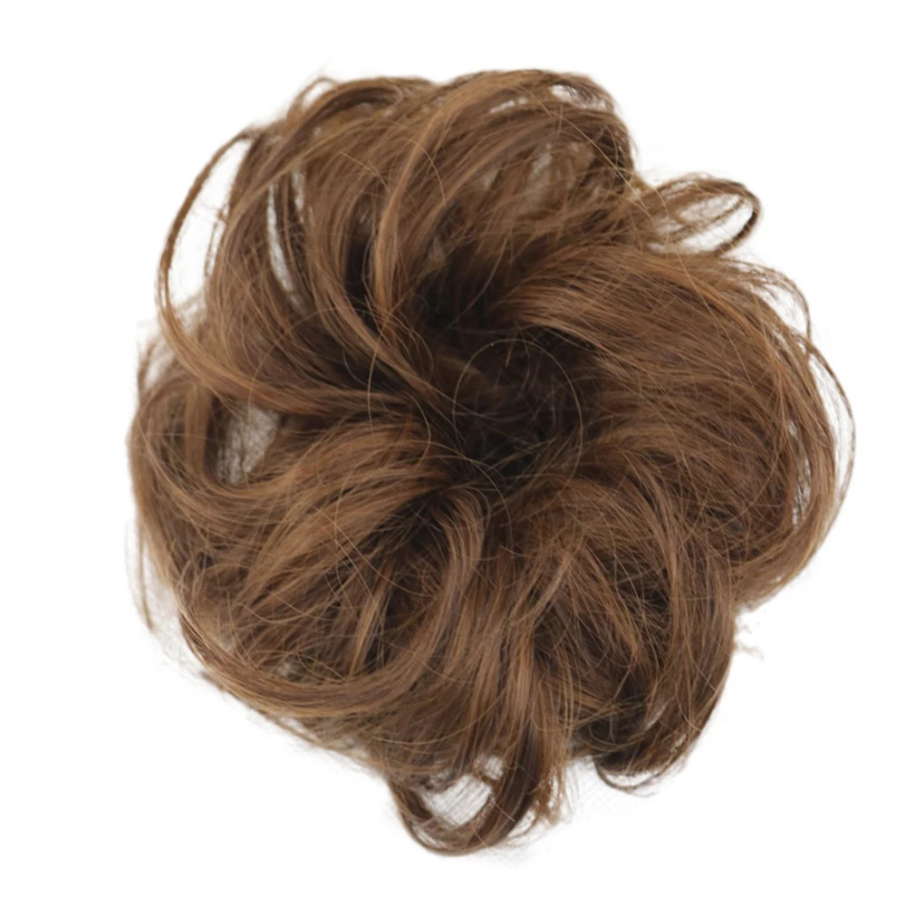 Грязный пучок вьющиеся волосы для наращивания леди парик для женщин пончик парики для наращивания синтетические шиньоны для вечеринки нарядное платье инструмент для укладки волос